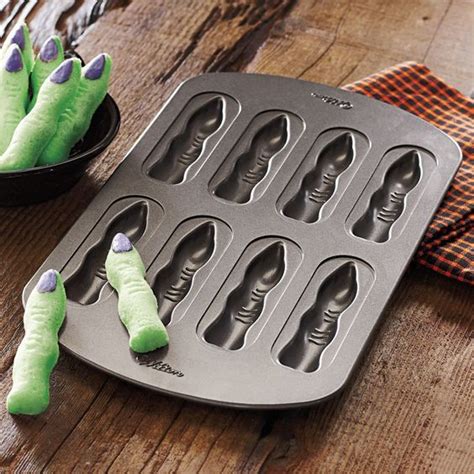 Creative Witch Finger Cake Designs Using the Wilton Pan